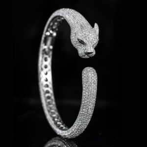 Pulsera Leopardo con Diamantes